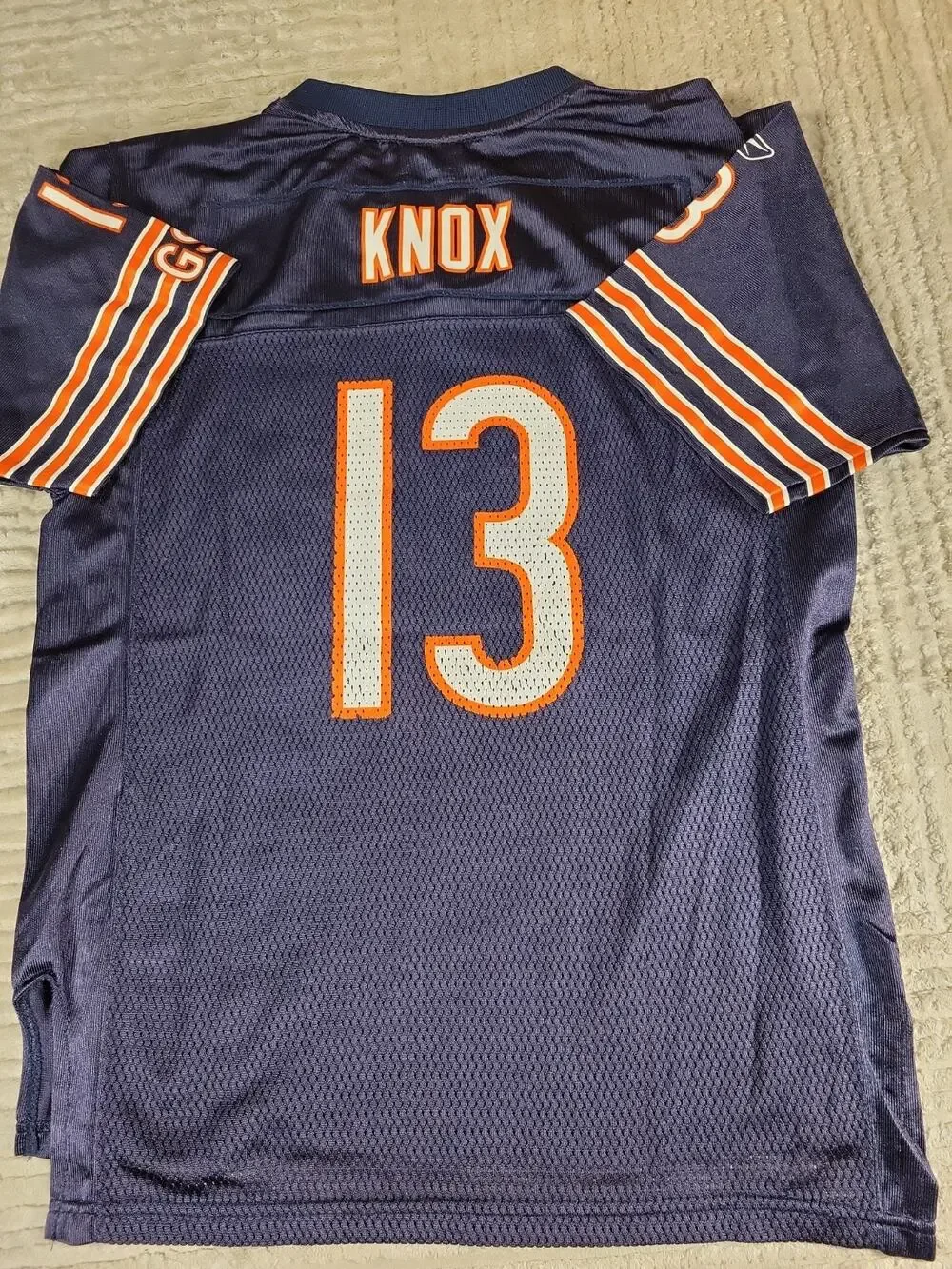 Reebok Johnny Knox Chicago Bears Football Jersey Youth Large 14-16 Boys Kids